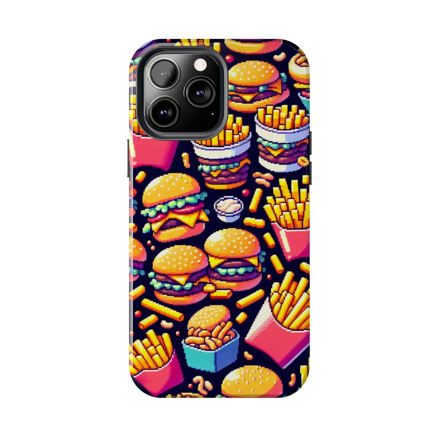 Retro Fast Food Phone Case - Tough and Durable - for iPhone