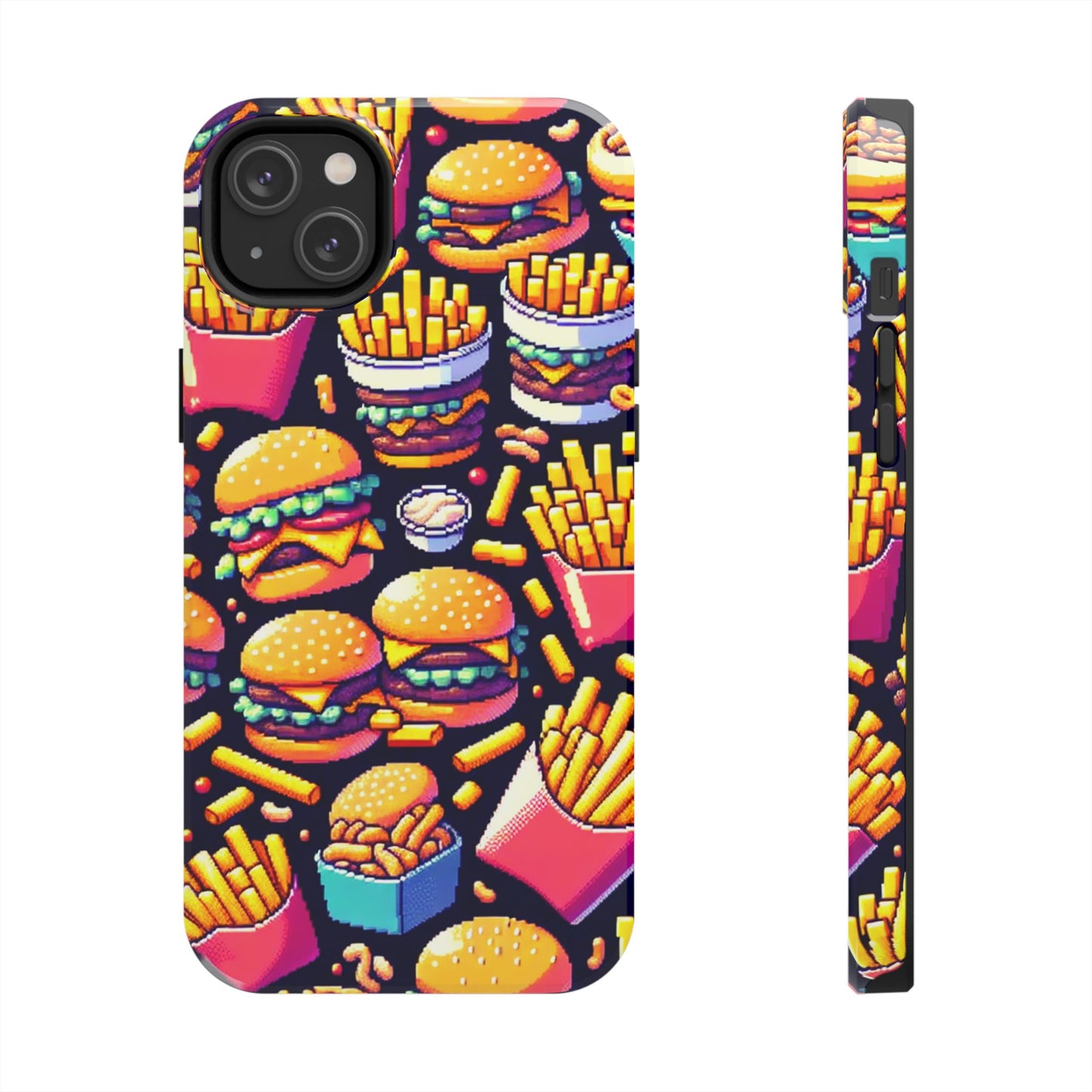 Retro Fast Food Phone Case - Tough and Durable - for iPhone