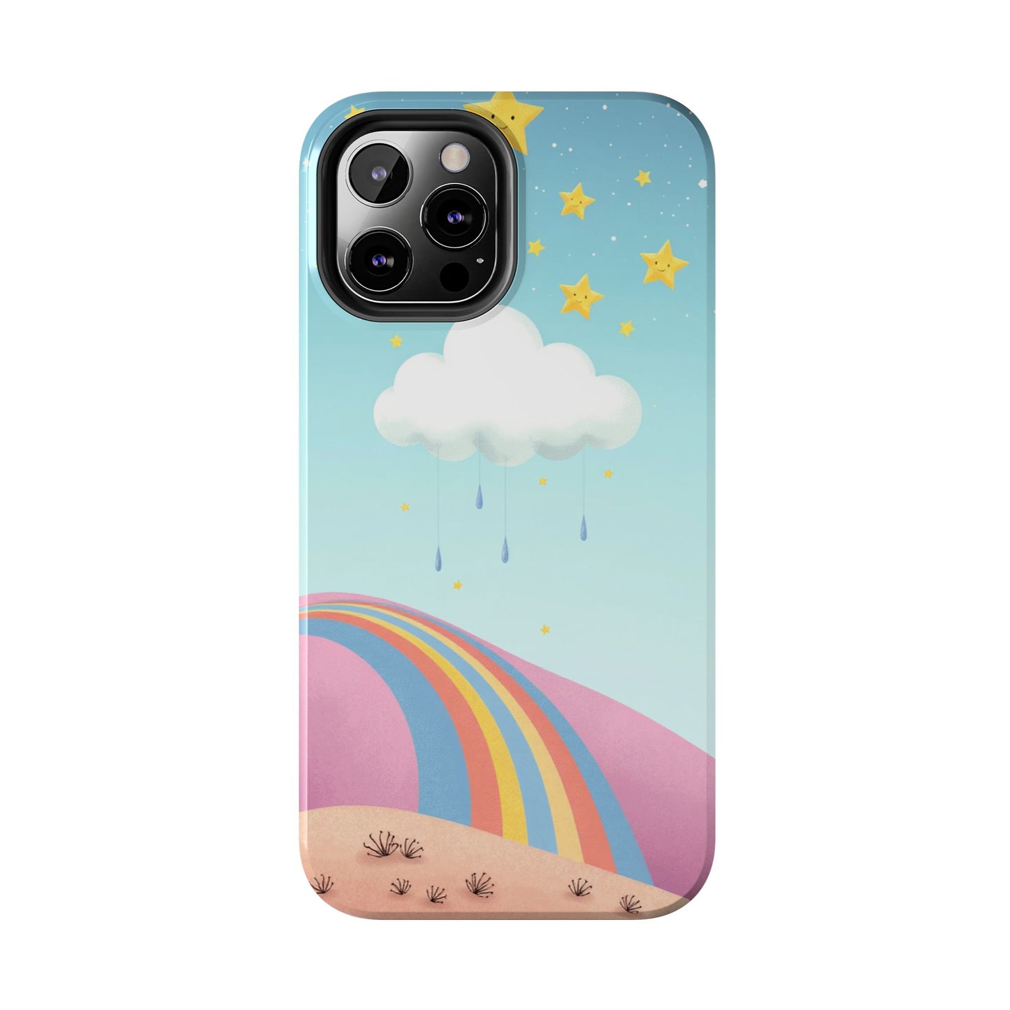 Colorful Rainbow Phone Case - Durable Tough Design for Adventurers