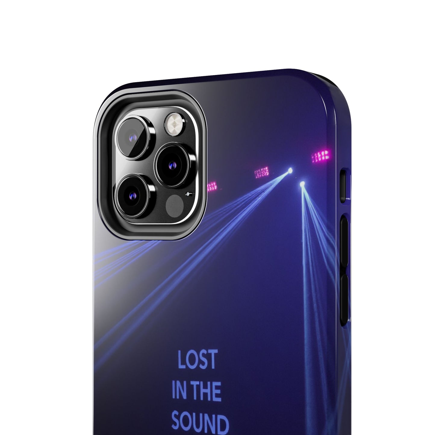 Vibrant Tough Phone Case - 'Lost in the Sound' Design for Music Lovers