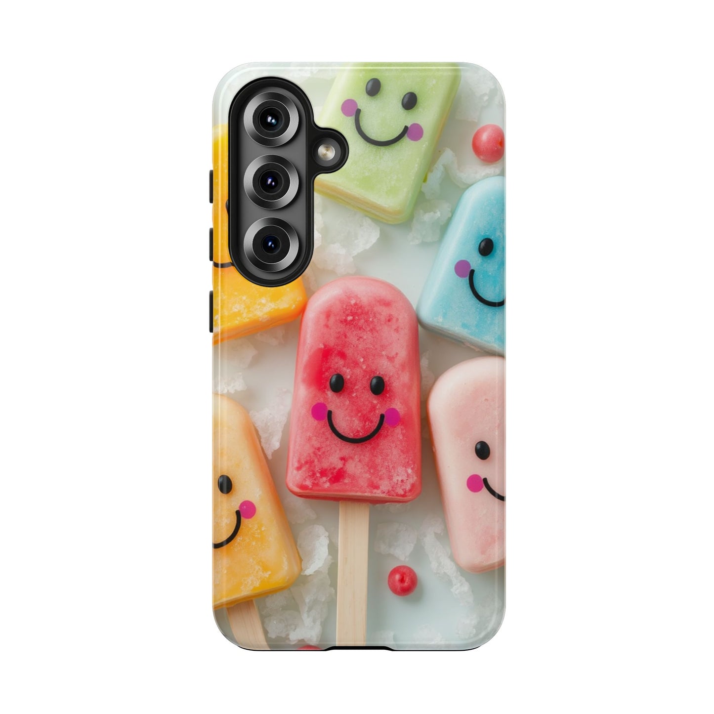 Cute Smile Popsicle Tough Phone Case - Fun Protection for Your Device