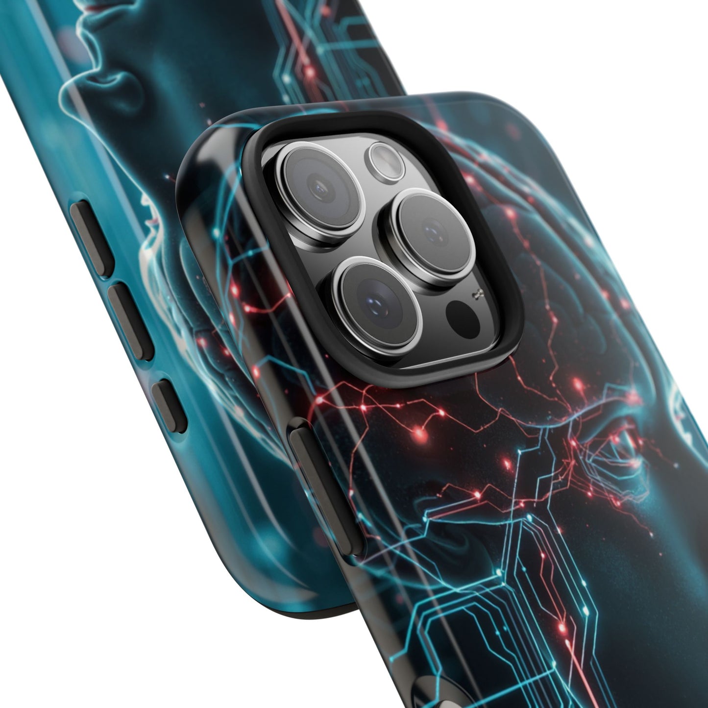 Futuristic Brain Design Tough Phone Case