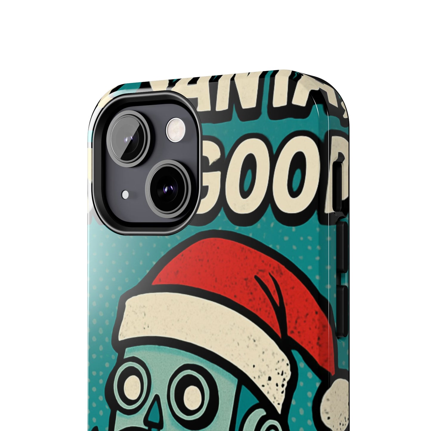 Santa Robot Phone Case - Durable Tough Design for Holidays