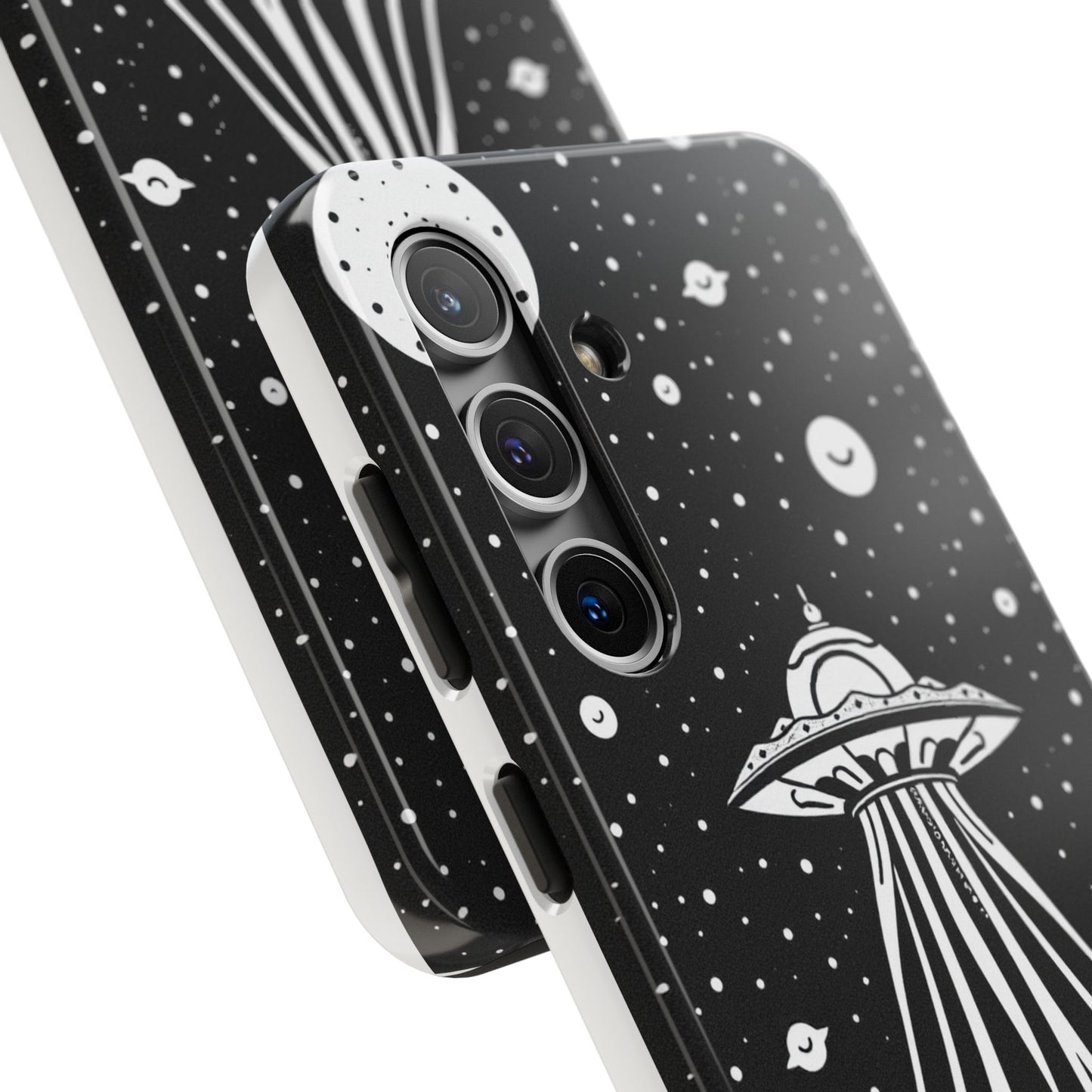 Galaxy UFO Tough Phone Case - Durable Protection with Unique Space Design