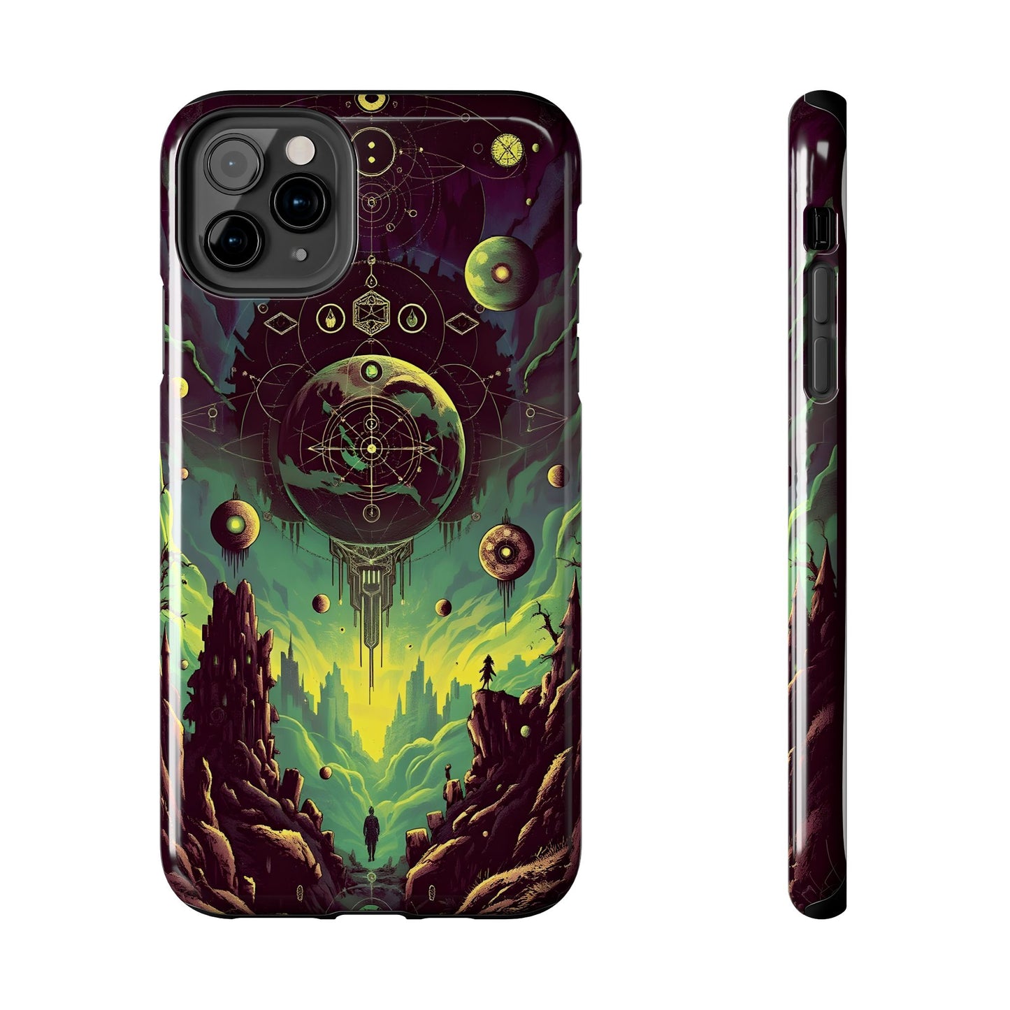 Cosmic Adventure Tough Phone Case - Galaxy Design for Space Enthusiasts - for iPhone