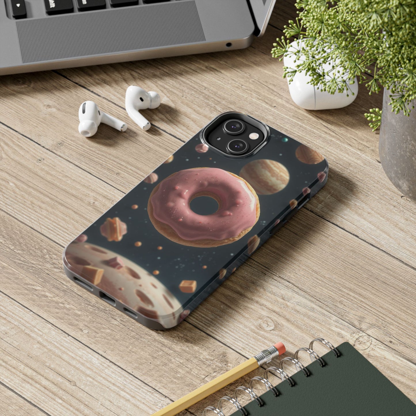 Galaxy Donut Tough Phone Case - Durable & Stylish Protective Cover