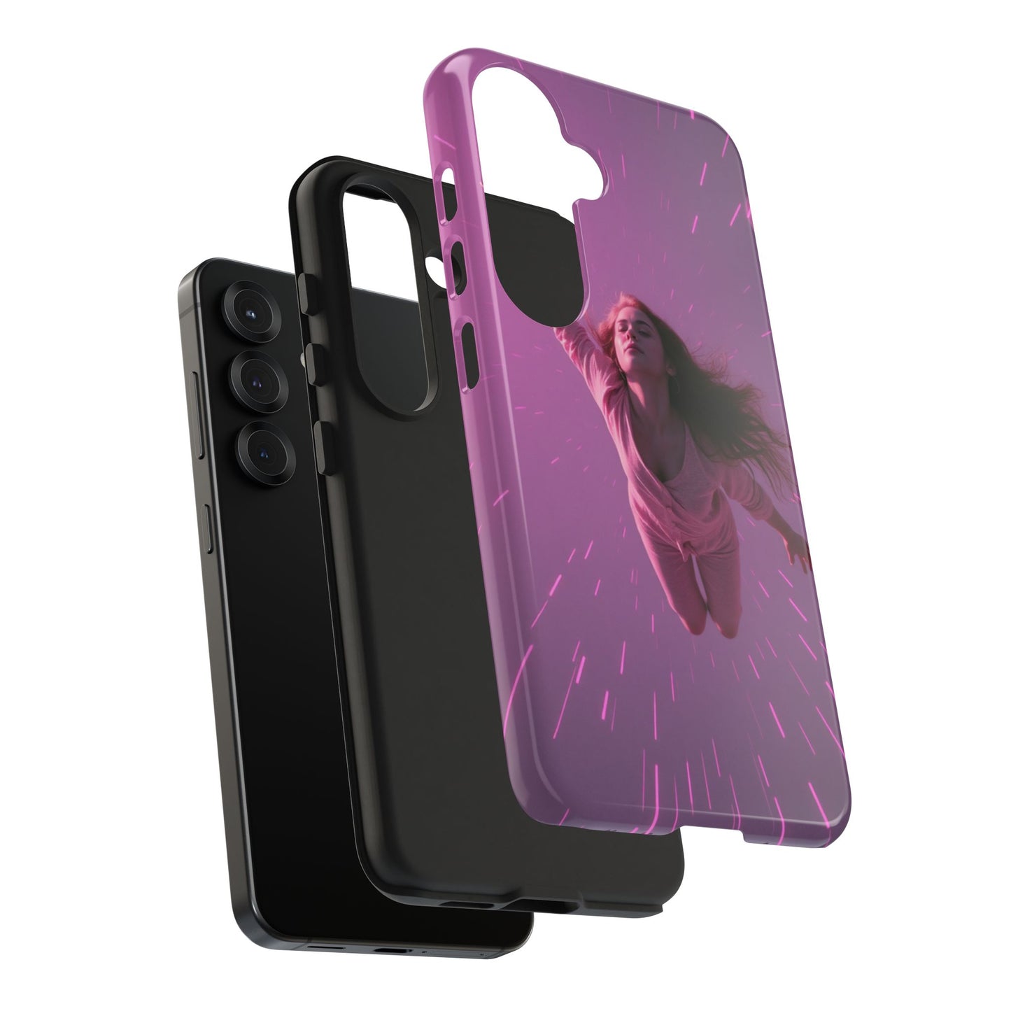 Inspirational Tough Phone Case - Cosmic Dreamer Design