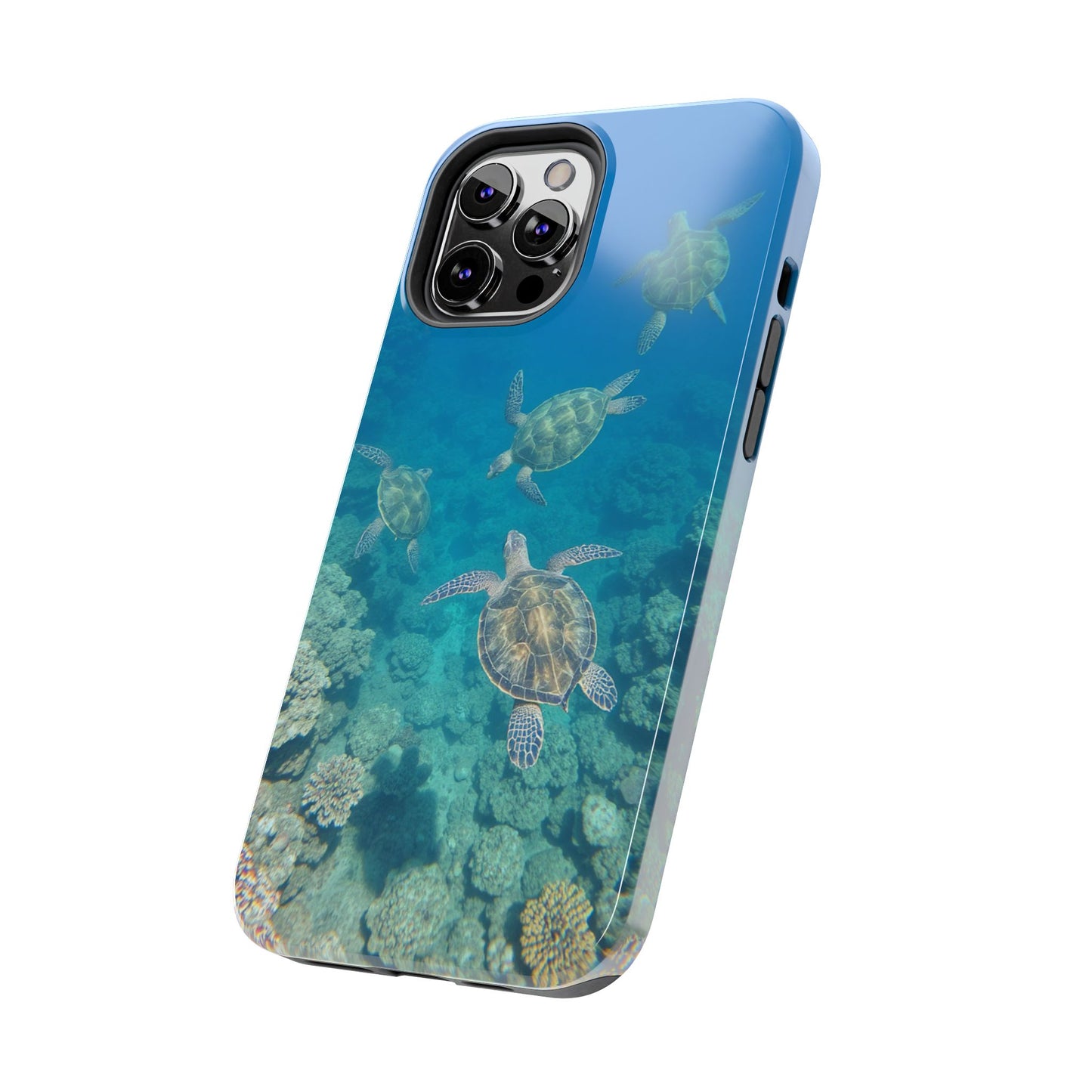 Ocean Turtle Tough Phone Cases - Durable Protection with Marine Art