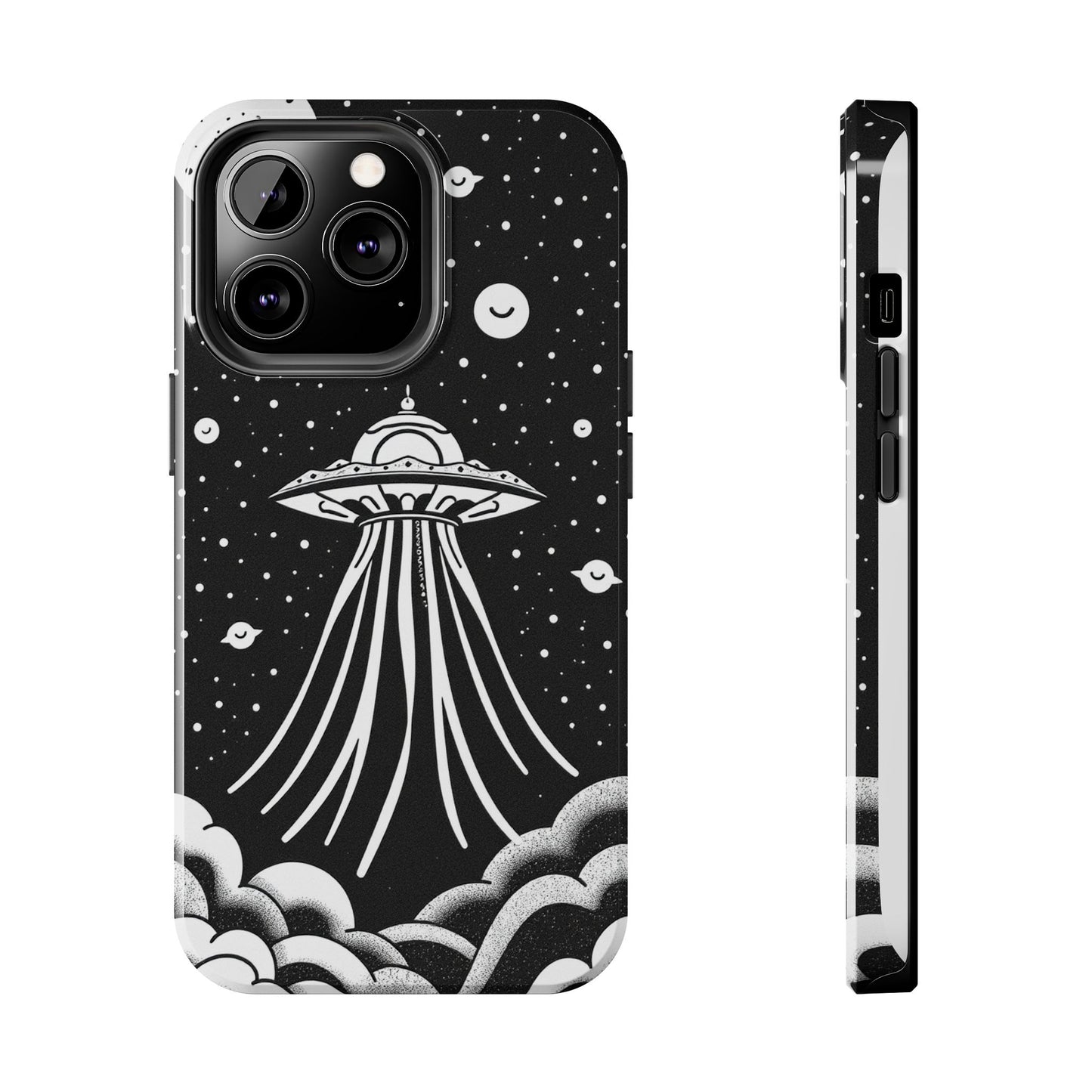 Galaxy UFO Tough Phone Case - Durable Protection with Unique Space Design