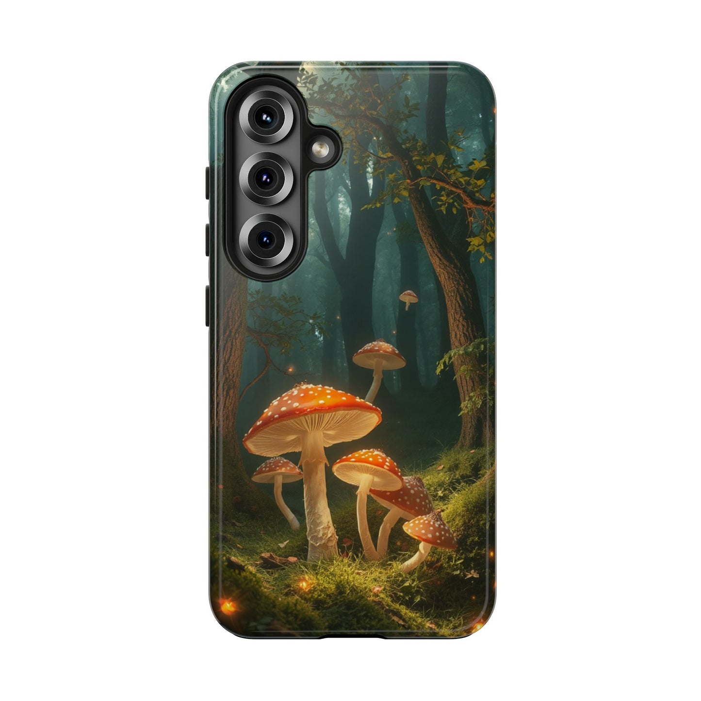 Whimsical Mushroom Tough Phone Case - Forest Fantasy Design