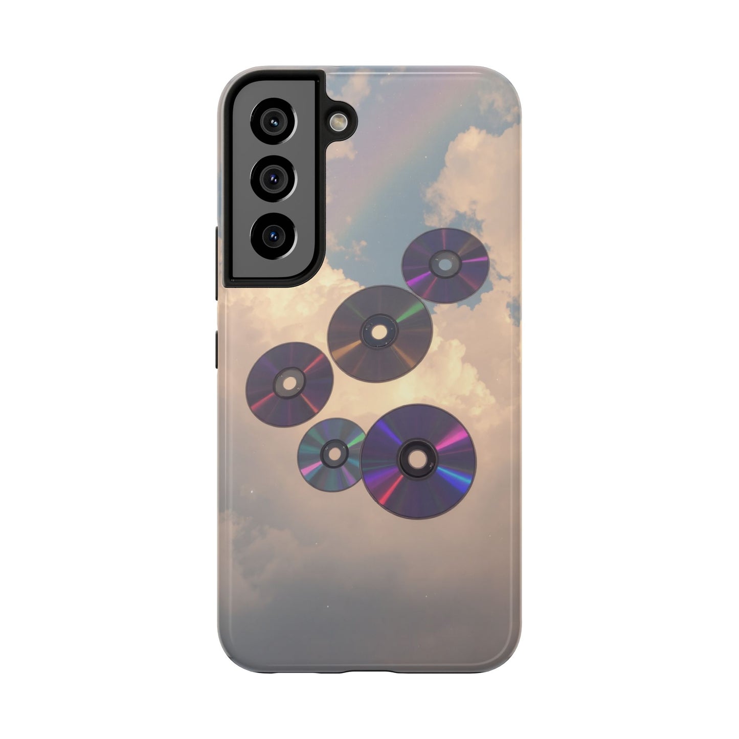 Vibrant Cloud CD Tough Phone Case - Durable and Stylish