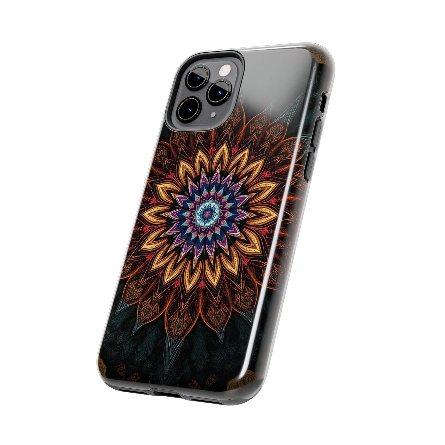 Mystic Mandala Tough Phone Case - Durable Protection with Artistic Design - for iPhone