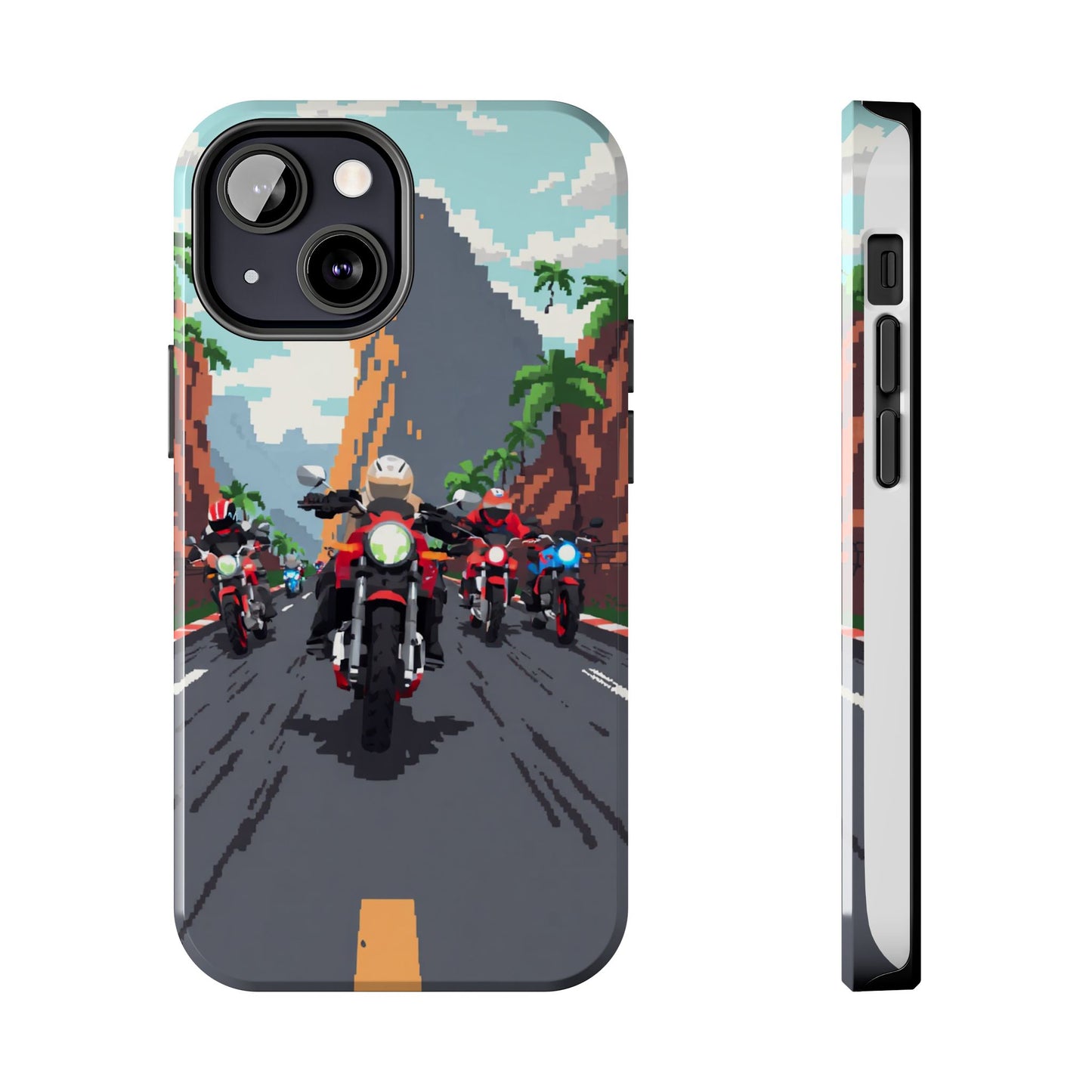 Retro Biker Tough Phone Case - Perfect for Motorcycle Lovers