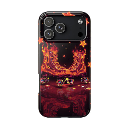 Retro Roller Skates Tough Phone Case - Stylish & Durable