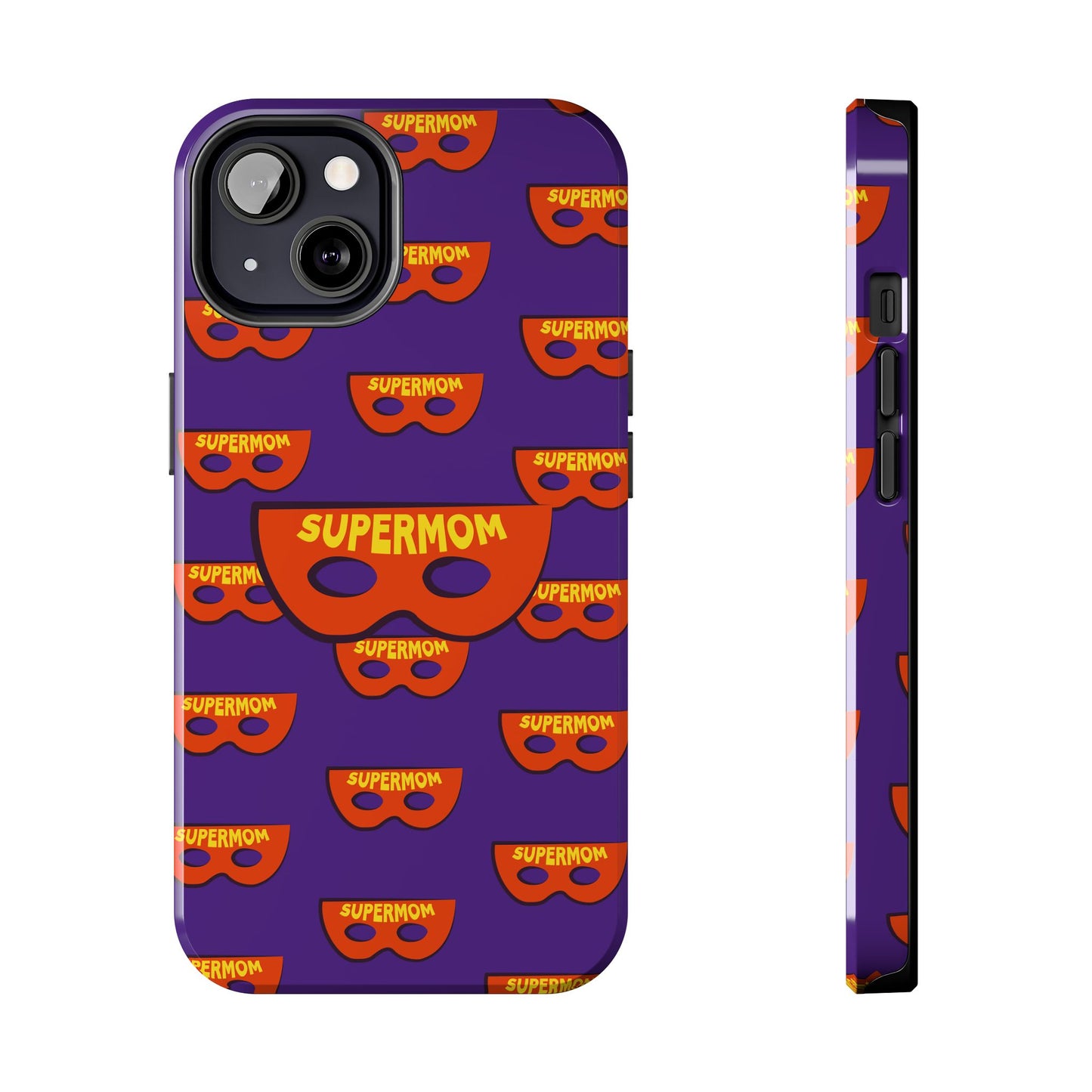 Supermom Tough Phone Case - Durable Protection with Fun Design - for iPhone