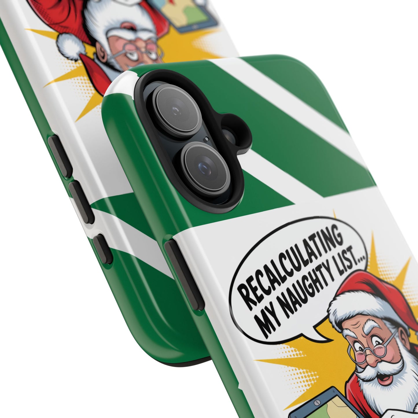 Santa Naughty List Phone Case - Tough & Fun Holiday Protection