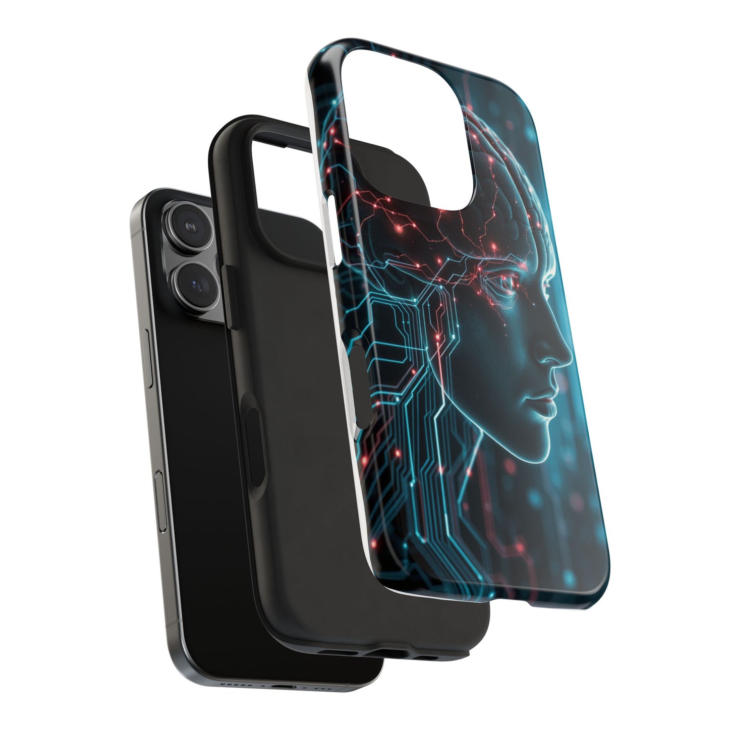 Futuristic Brain Design Tough Phone Case