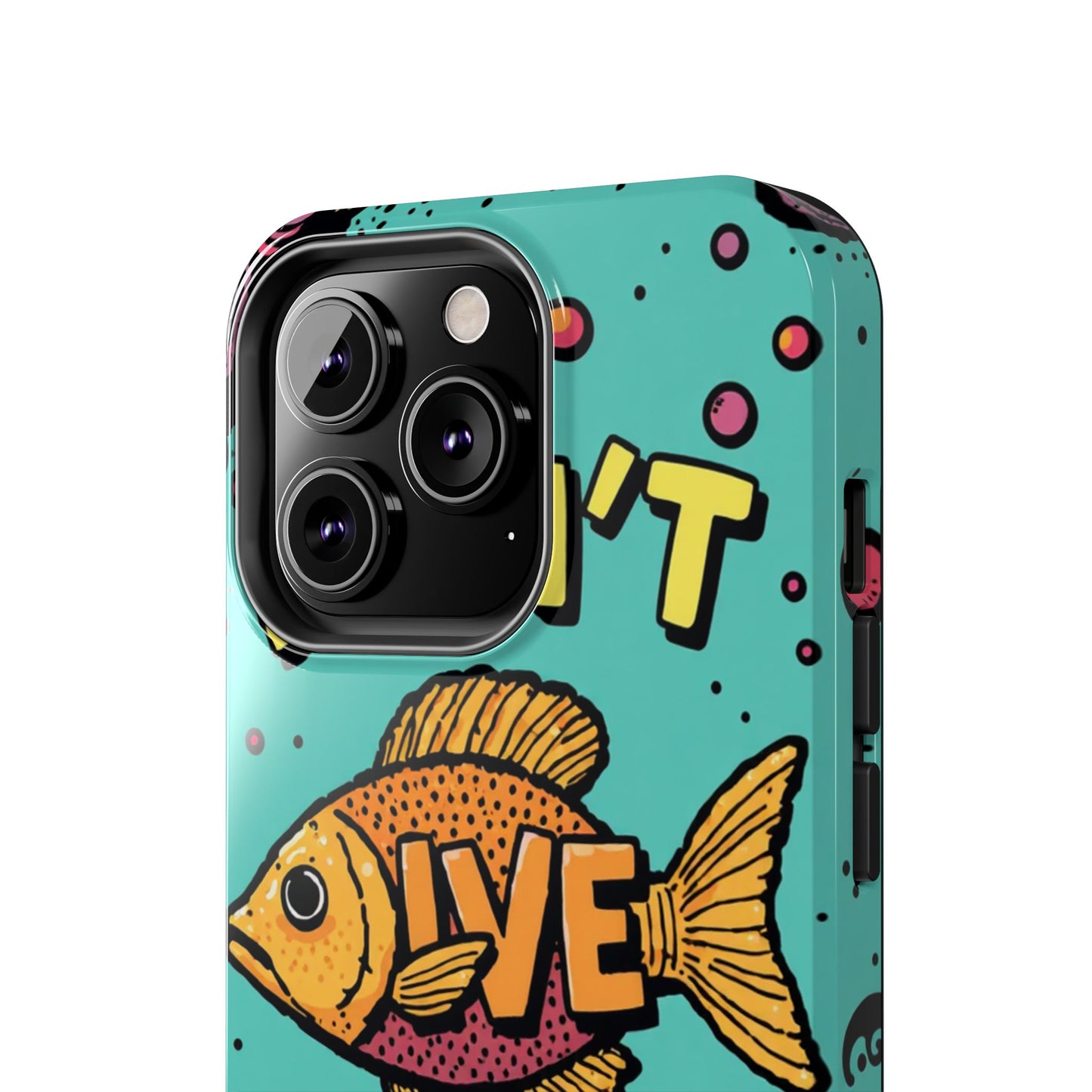 Catchy Fish-Themed Tough Phone Cases, Unique Gift for Fish Lovers, Durable Protection for Phones, Fun Aquatic Design, Ideal for Holidays