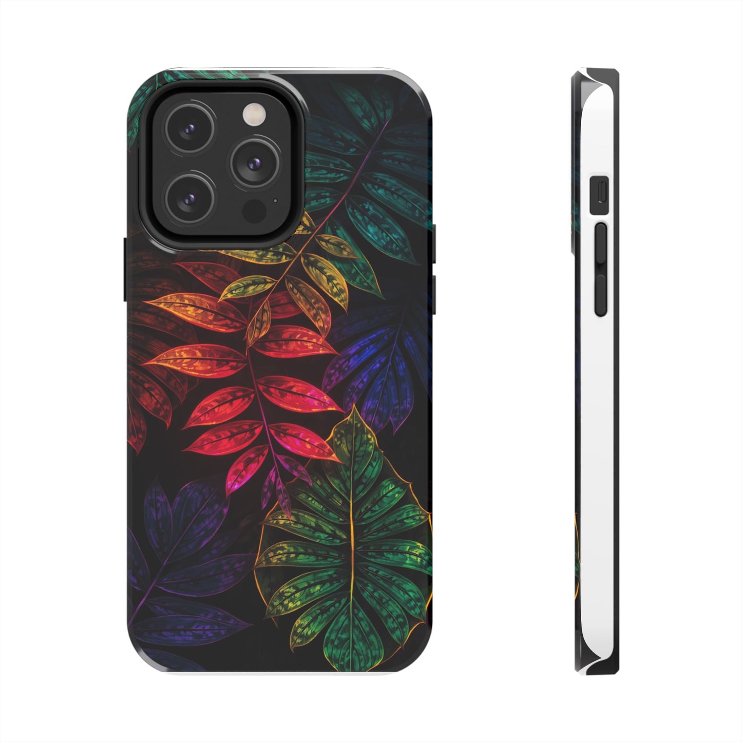 Vibrant Tropical Leaf Tough Phone Case