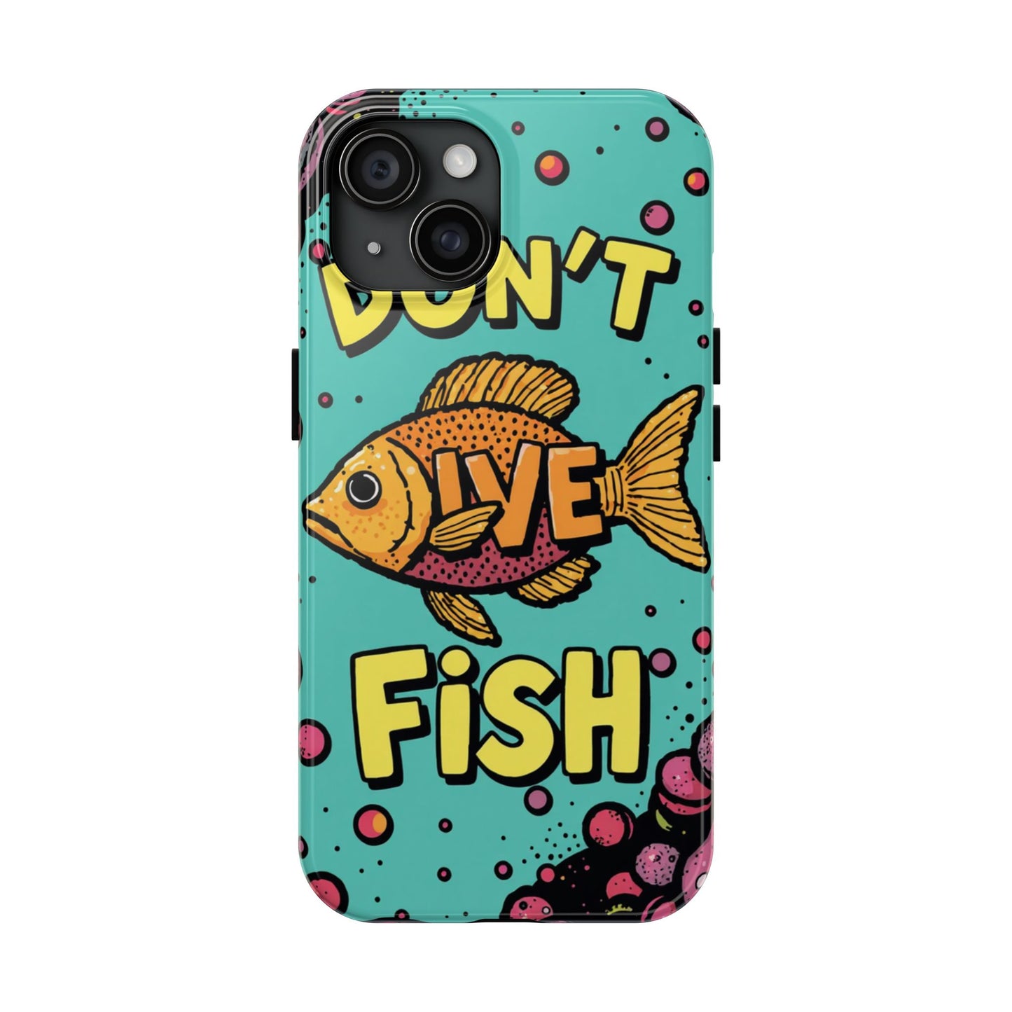 Catchy Fish-Themed Tough Phone Cases, Unique Gift for Fish Lovers, Durable Protection for Phones, Fun Aquatic Design, Ideal for Holidays