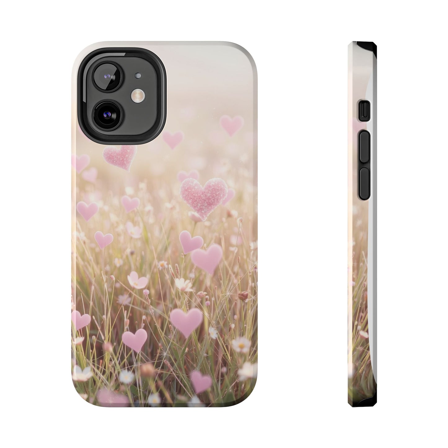 Romantic Hearts Tough Phone Case - Perfect for Lovers and Celebrations