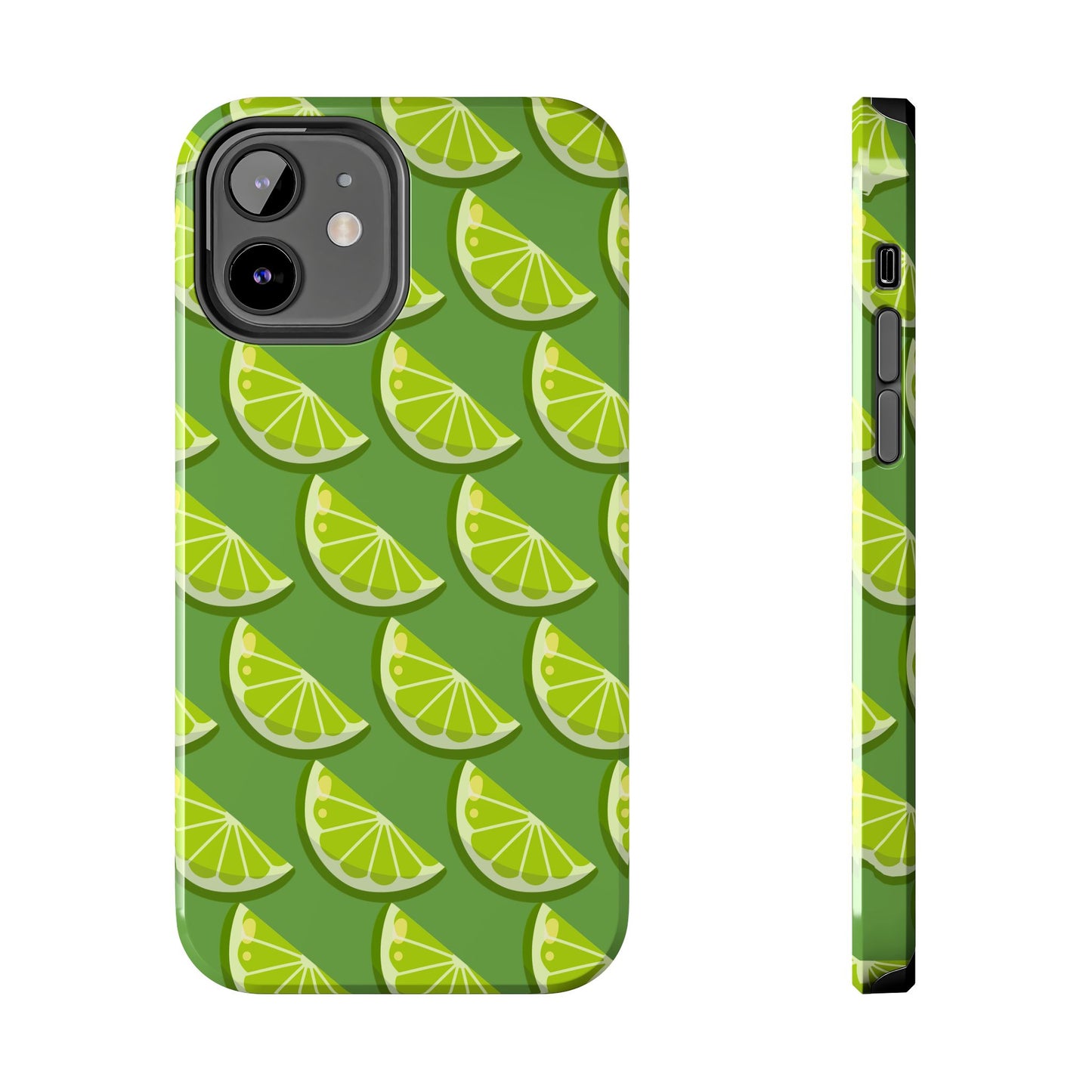 Lime Slice Tough Phone Case - Green Party - for iPhone