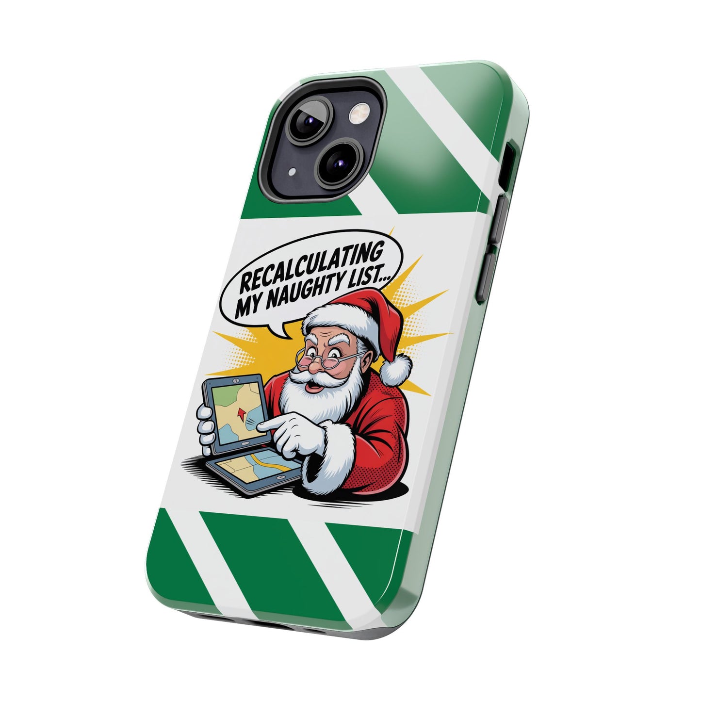 Santa Naughty List Phone Case - Tough & Fun Holiday Protection