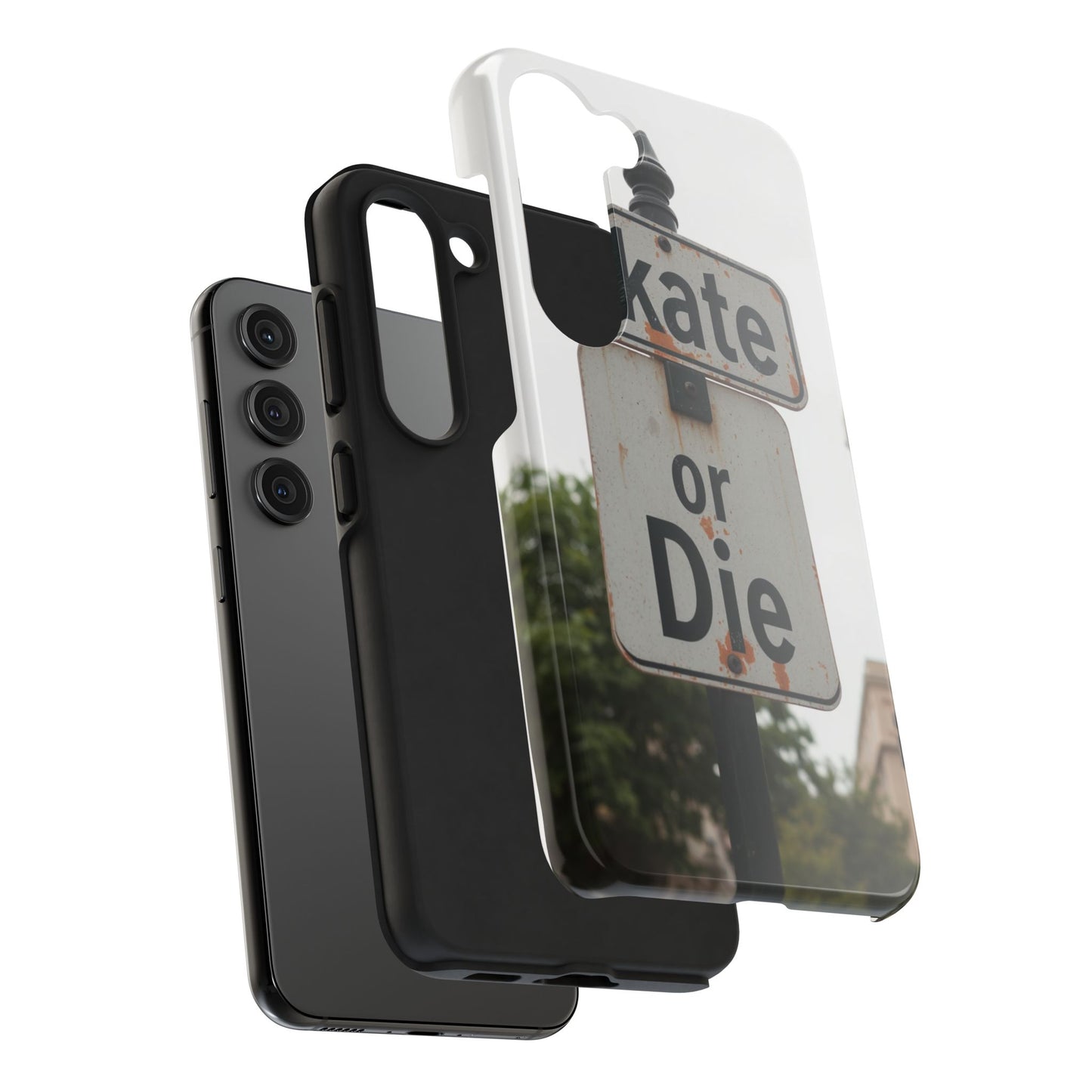 Skate or Die Tough Phone Case - Durable Protection for Skaters
