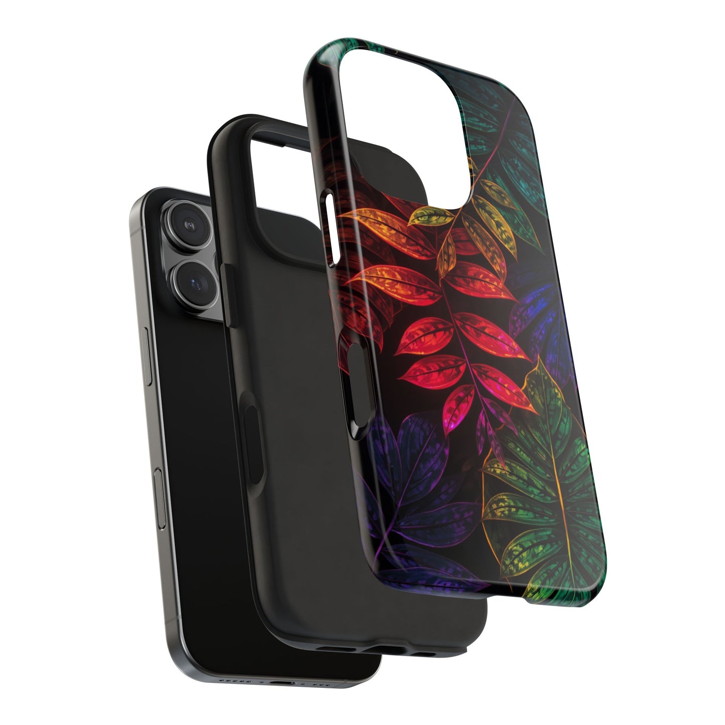 Vibrant Tropical Leaf Tough Phone Case