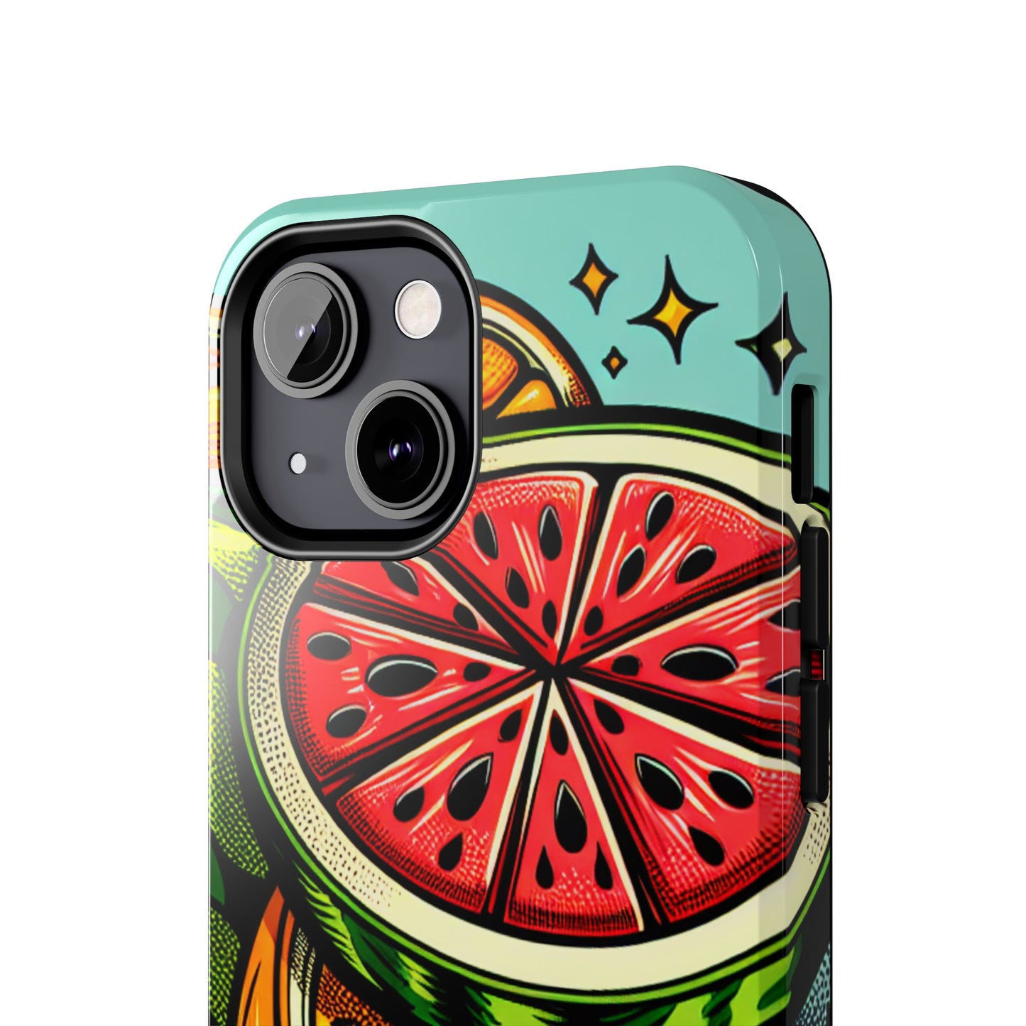 Vibrant Citrus Tough Phone Case - Fruit Slice Design - for iPhone