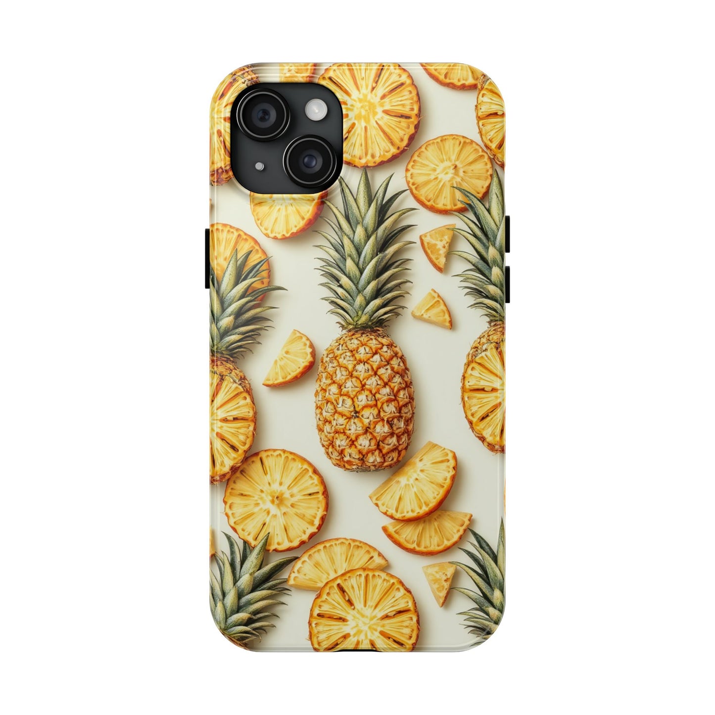 Tropical Pineapple Phone Case - Tough Phone Protector for Summer Vibes