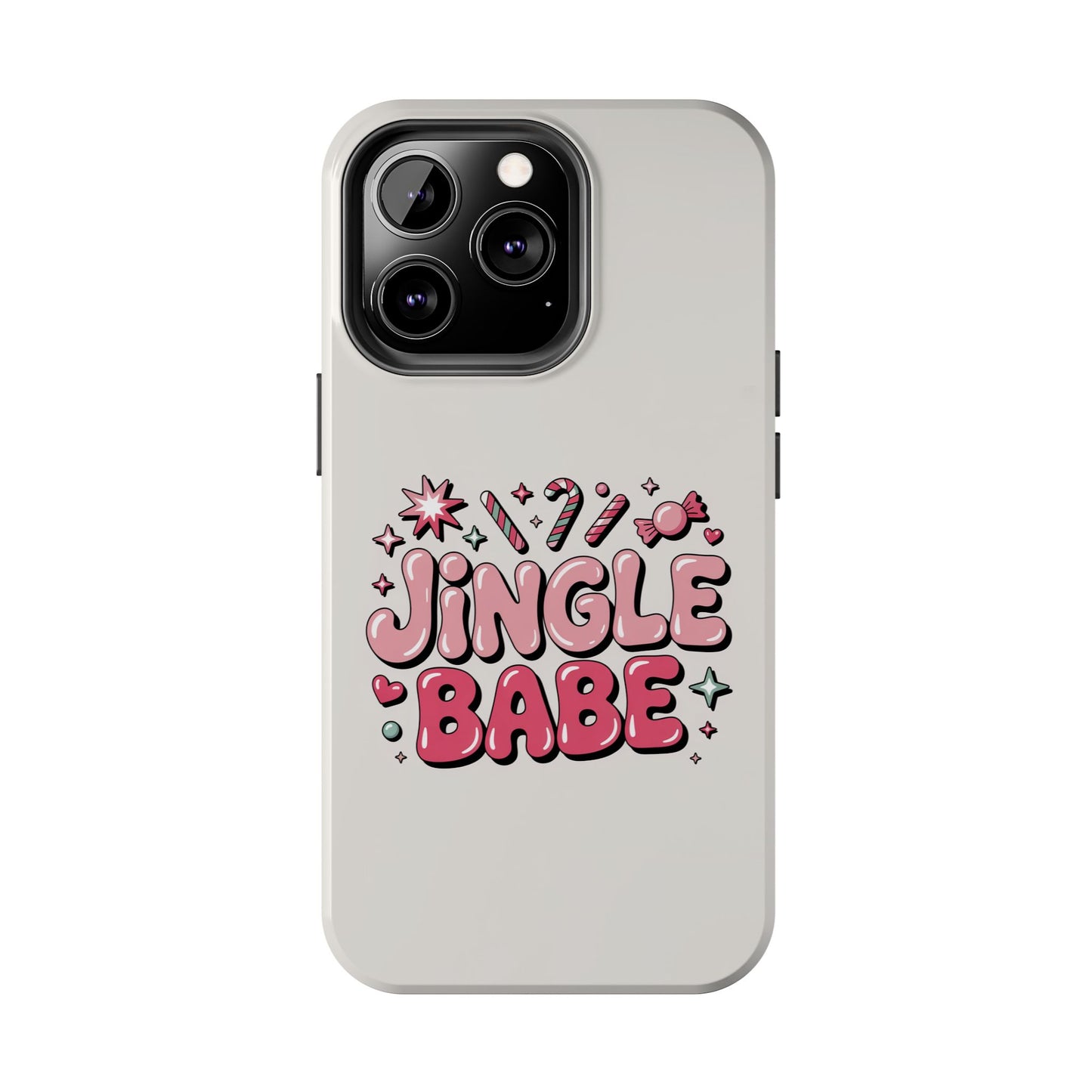 Jingle Babe Tough Phone Case - Festive Holiday Protection for Your iPhone