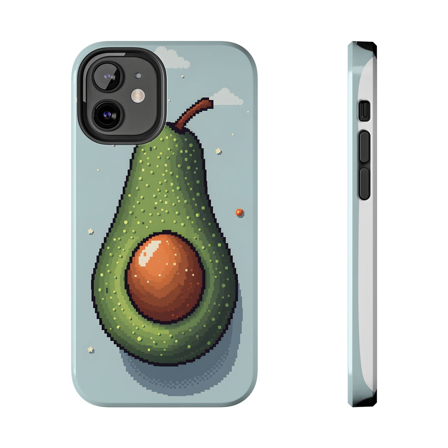 Pixel Avocado Tough Phone Case - Perfect for Foodies & Nature Lovers - for iPhone