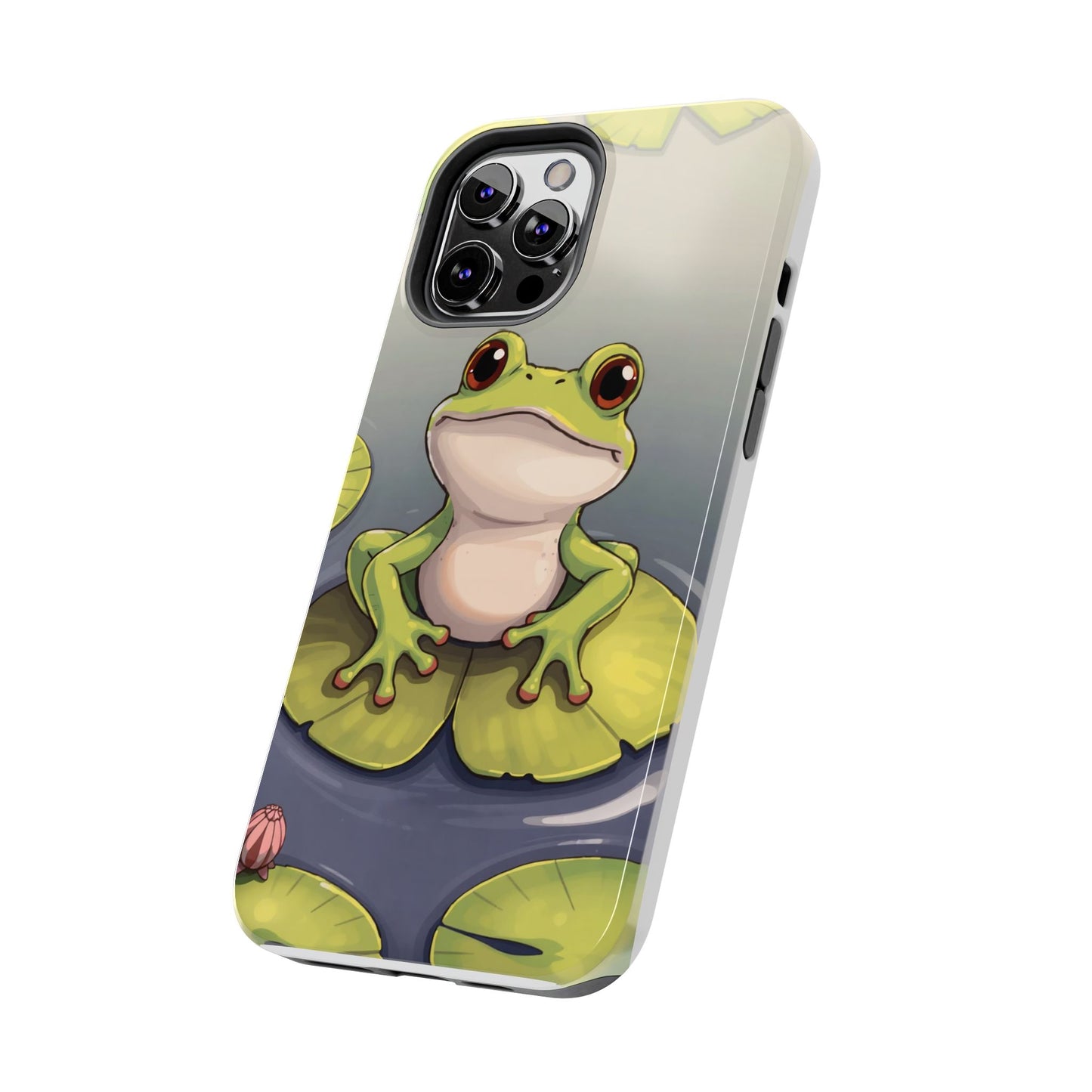 Cute Frog Tough Phone Case - Durable Protection with Nature Vibe