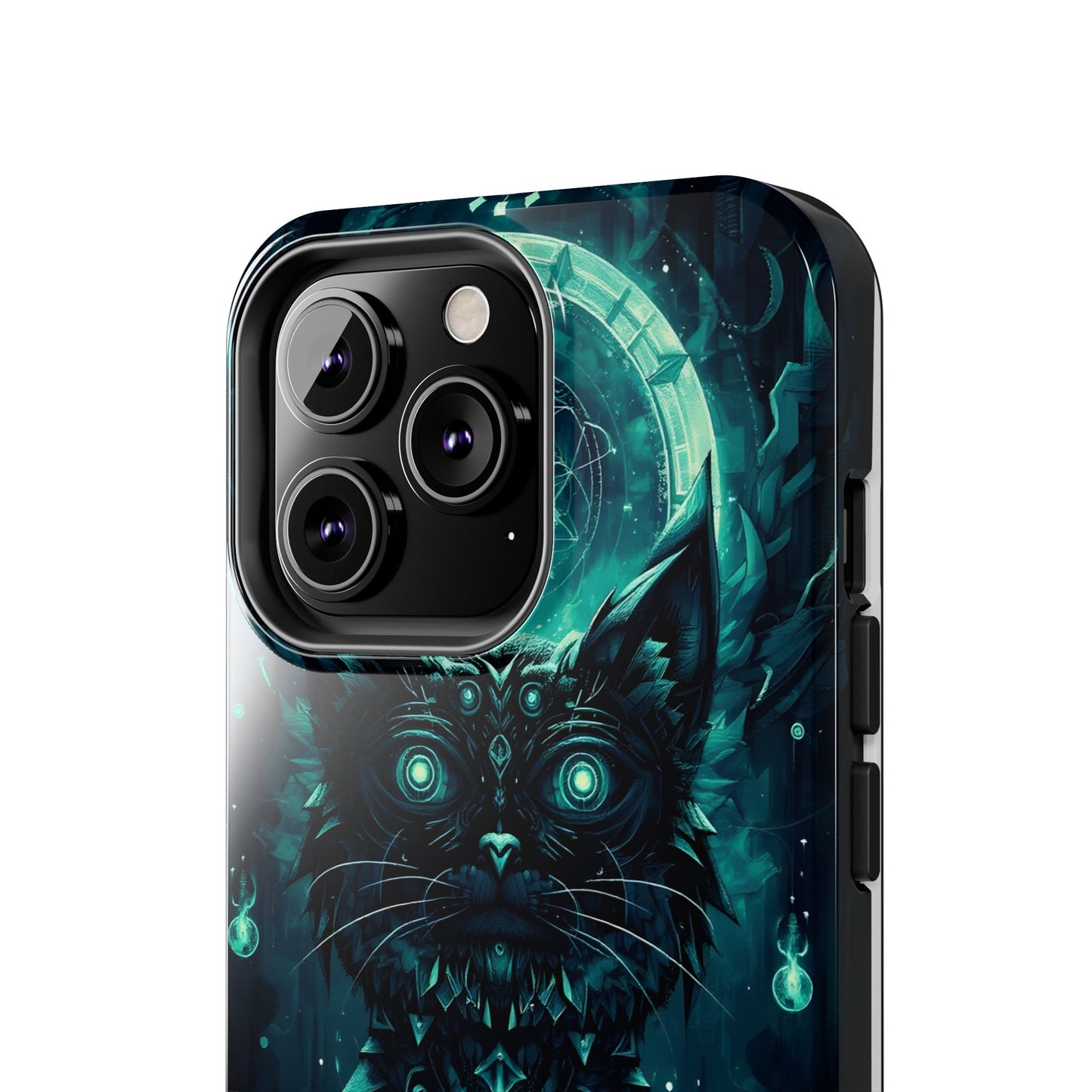 Mystical Dark Cat Phone Case - Tough Protective Cover for Cat Lovers - for iPhone