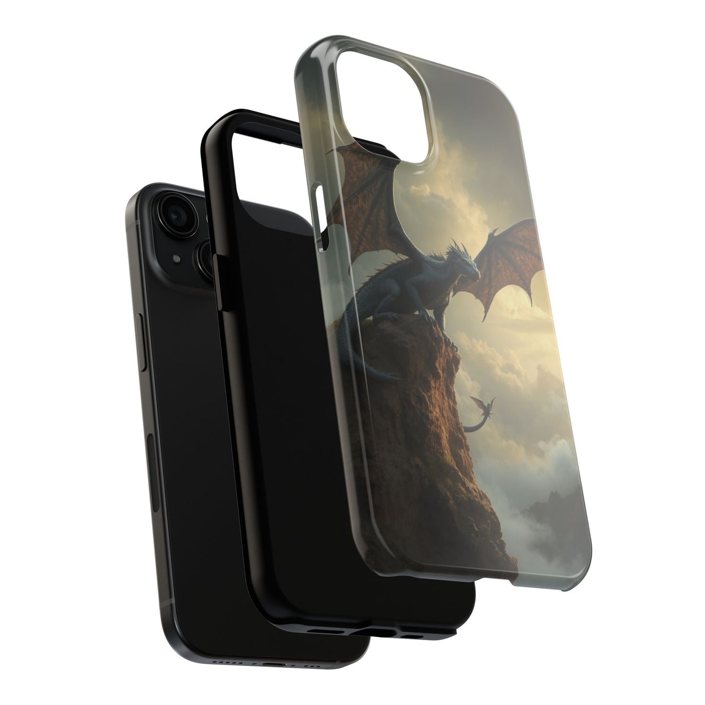 Dragon Fantasy Tough Phone Case - Durable Protection for Adventurers