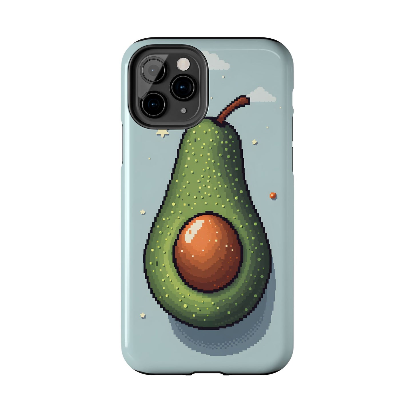 Pixel Avocado Tough Phone Case - Perfect for Foodies & Nature Lovers - for iPhone