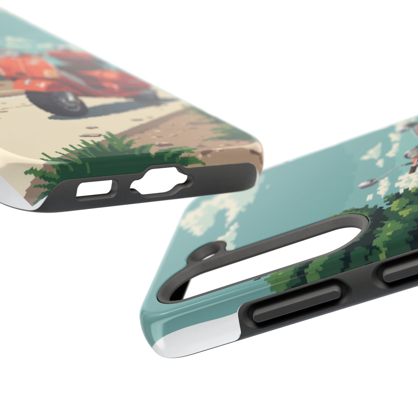Retro Scooter Phone Case - Tough & Stylish Protection