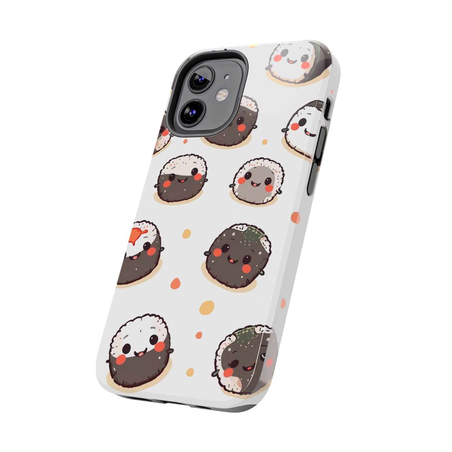 Cute Sushi Tough Phone Case - Kawaii Design for Food Lovers