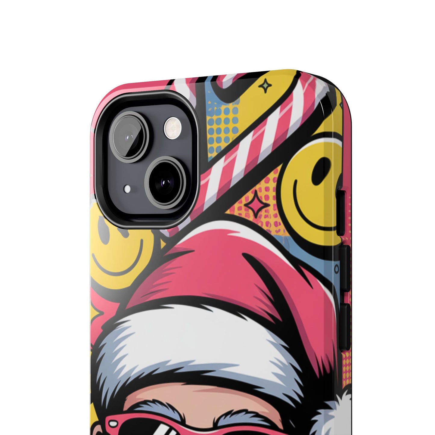 Pop Art Santa Sunglasses Tough Phone Case for Holiday Vibes