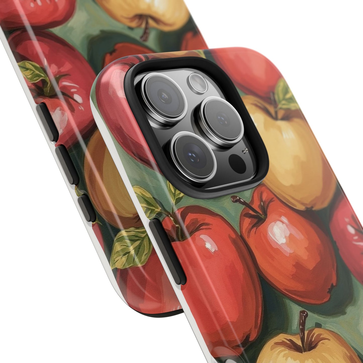 Colorful Painted Apples Art Tough Phone Case - Durable & Stylish Protection - for iPhone