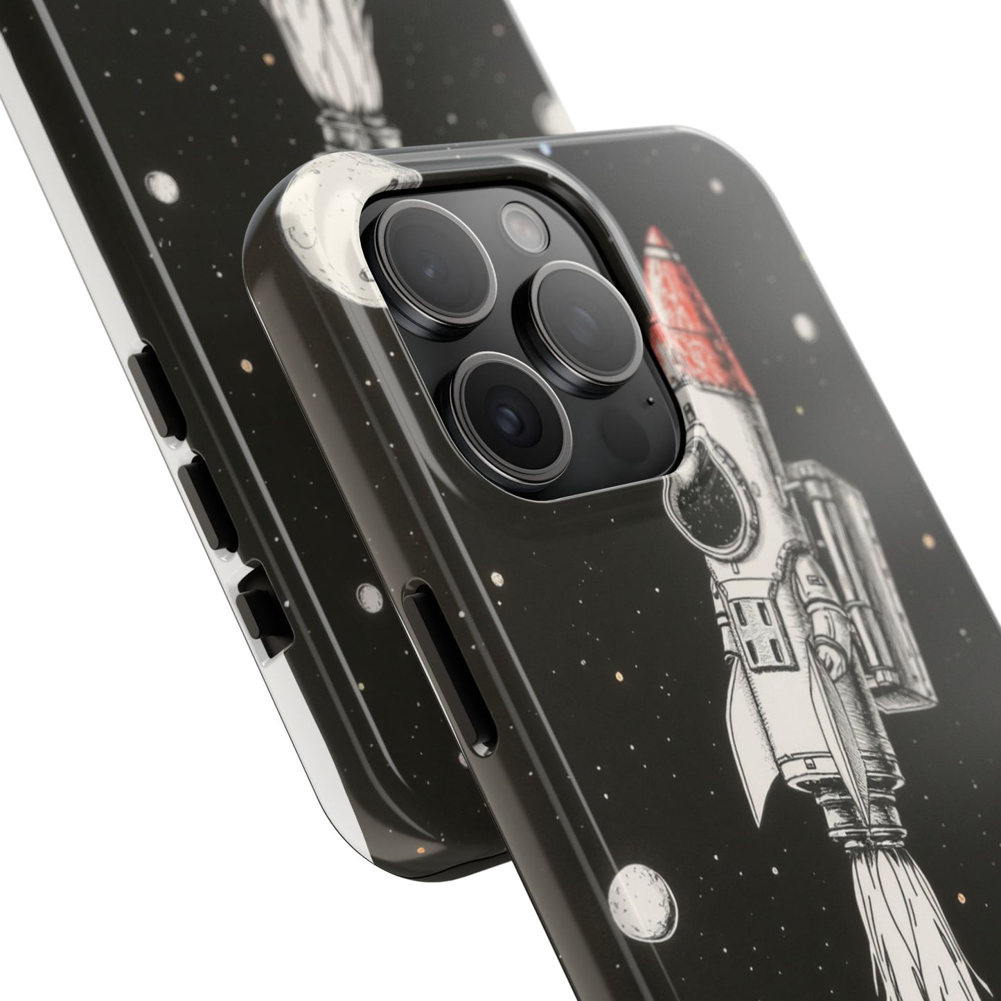 Cool Tough Phone Case for iPhone - Astro-Rocket Bond