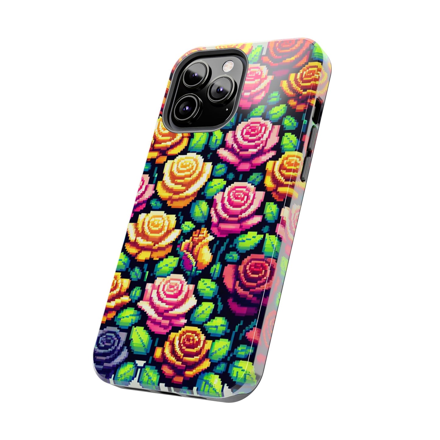 Vibrant Floral Tough Phone Case - Stylish Protection for Flower Lovers
