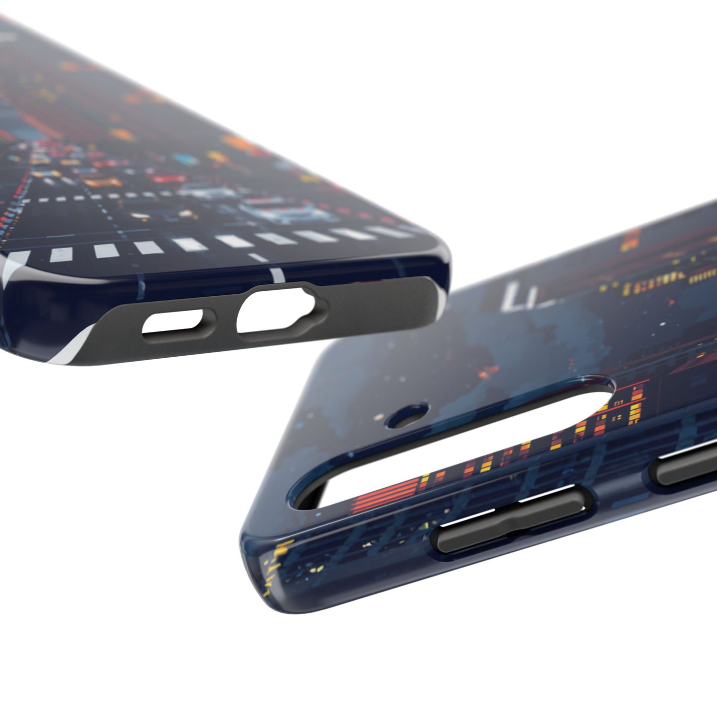 Urban Nightlife Tough Phone Case - Durable & Stylish Protection