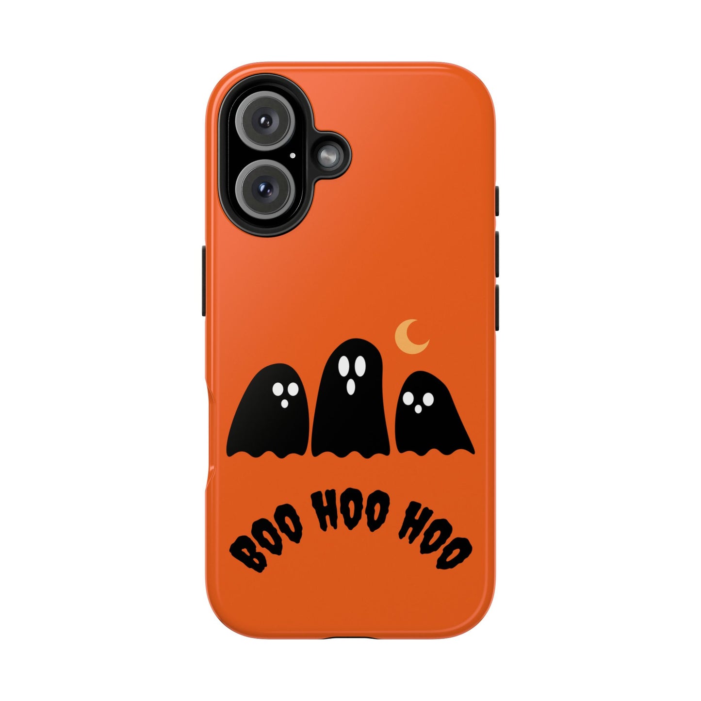 Halloween Ghost Phone Case - Boo Hoo Hoo Design - for iPhone