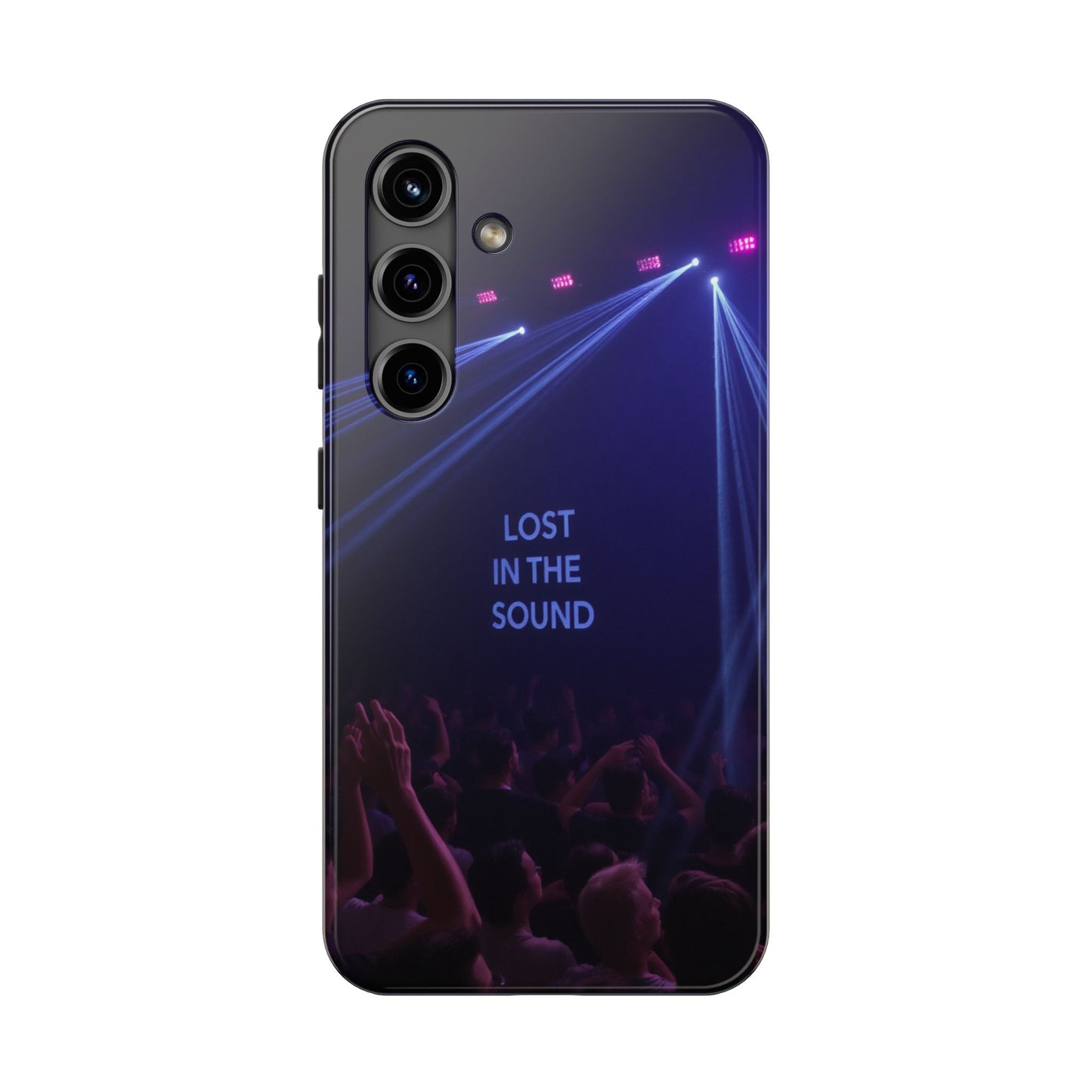 Vibrant Tough Phone Case - 'Lost in the Sound' Design for Music Lovers