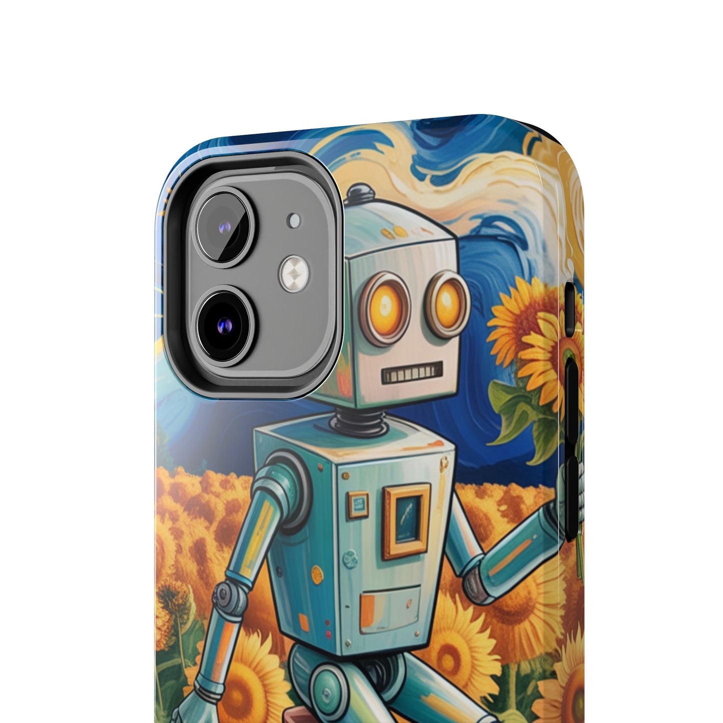 Robot Cycle Tough Phone Case - Durable & Unique Design