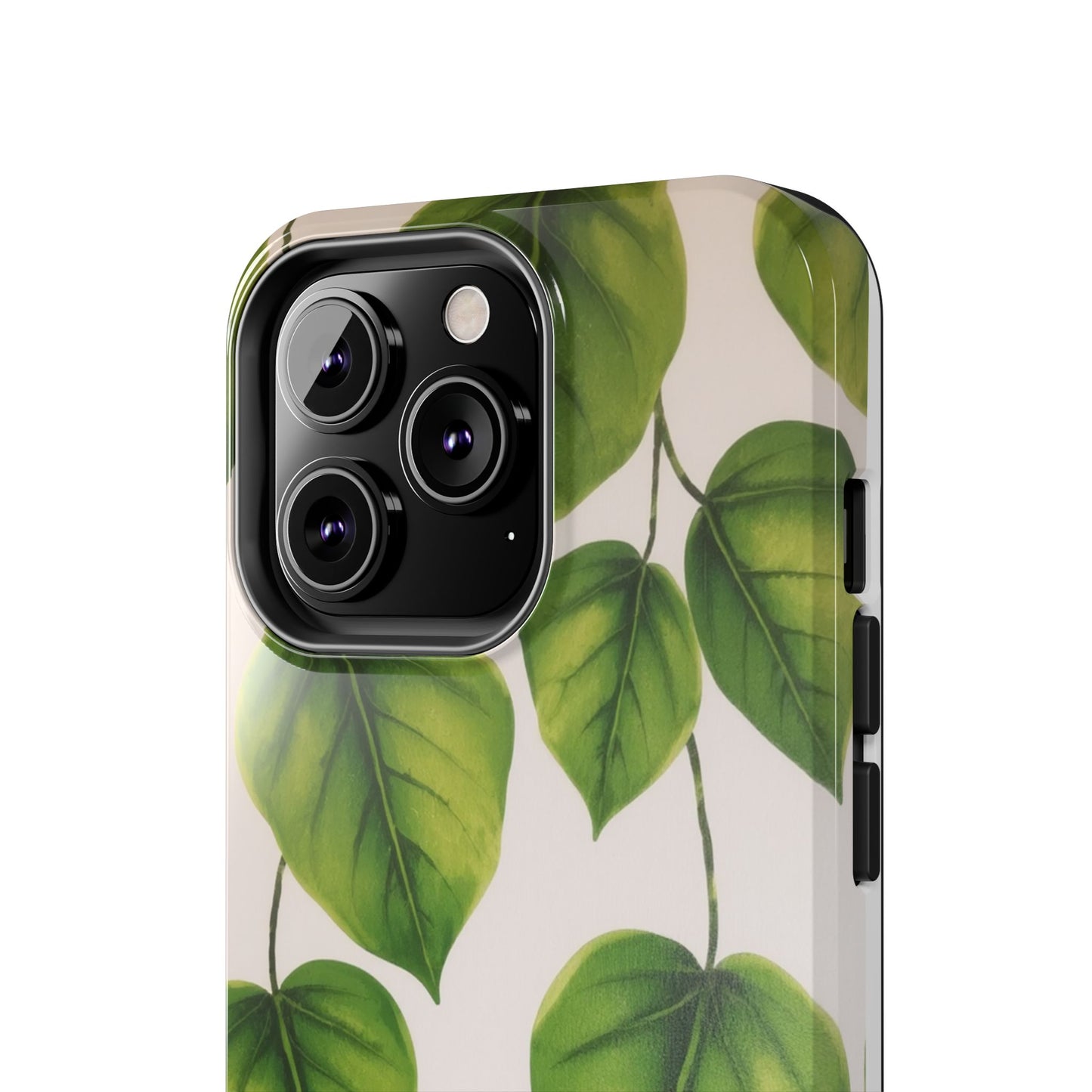 Tough Phone Cases with Green Leaf Design | Eco-Friendly Protection for Nature Lovers