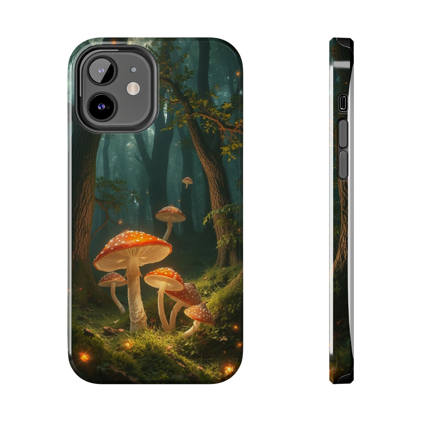 Whimsical Mushroom Tough Phone Case - Forest Fantasy Design