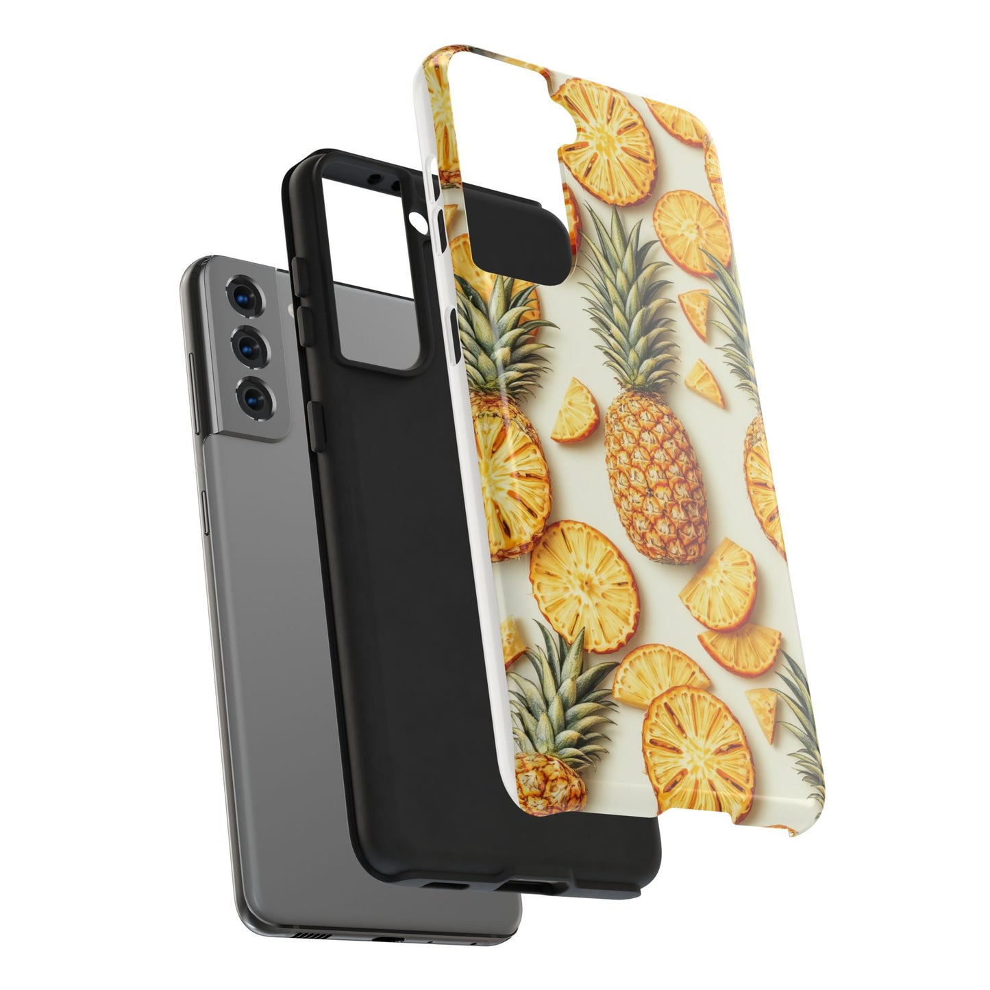 Tropical Pineapple Phone Case - Tough Phone Protector for Summer Vibes